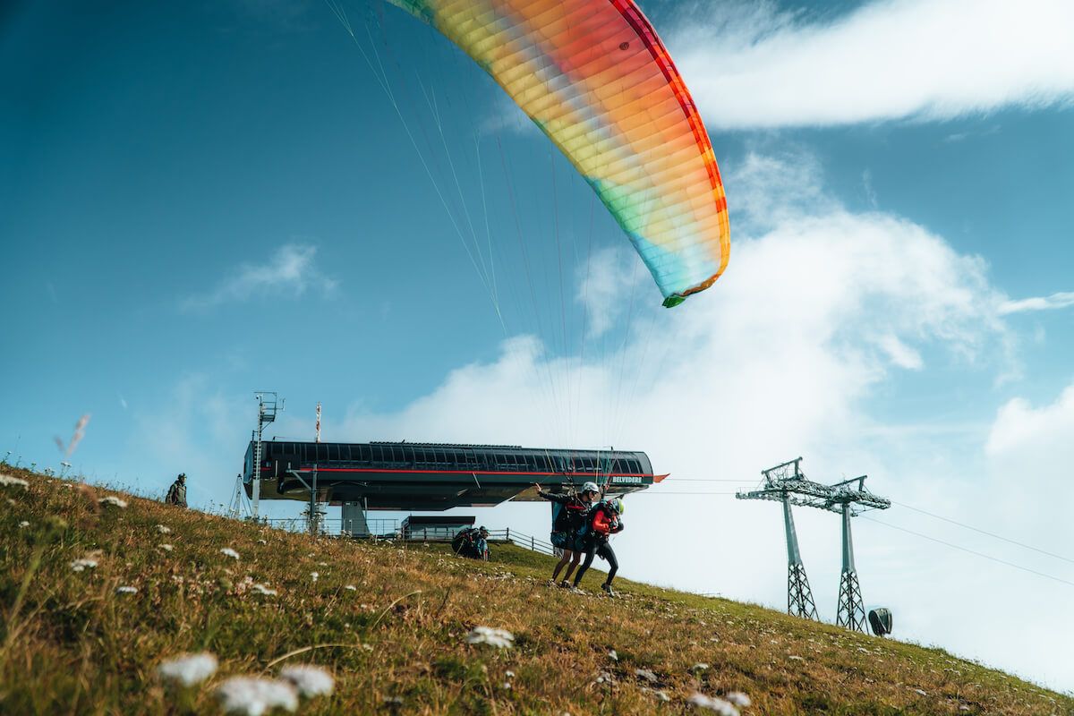 Kronfly Tandem-Gleitschirmflüge im Pustertal, Südtirol