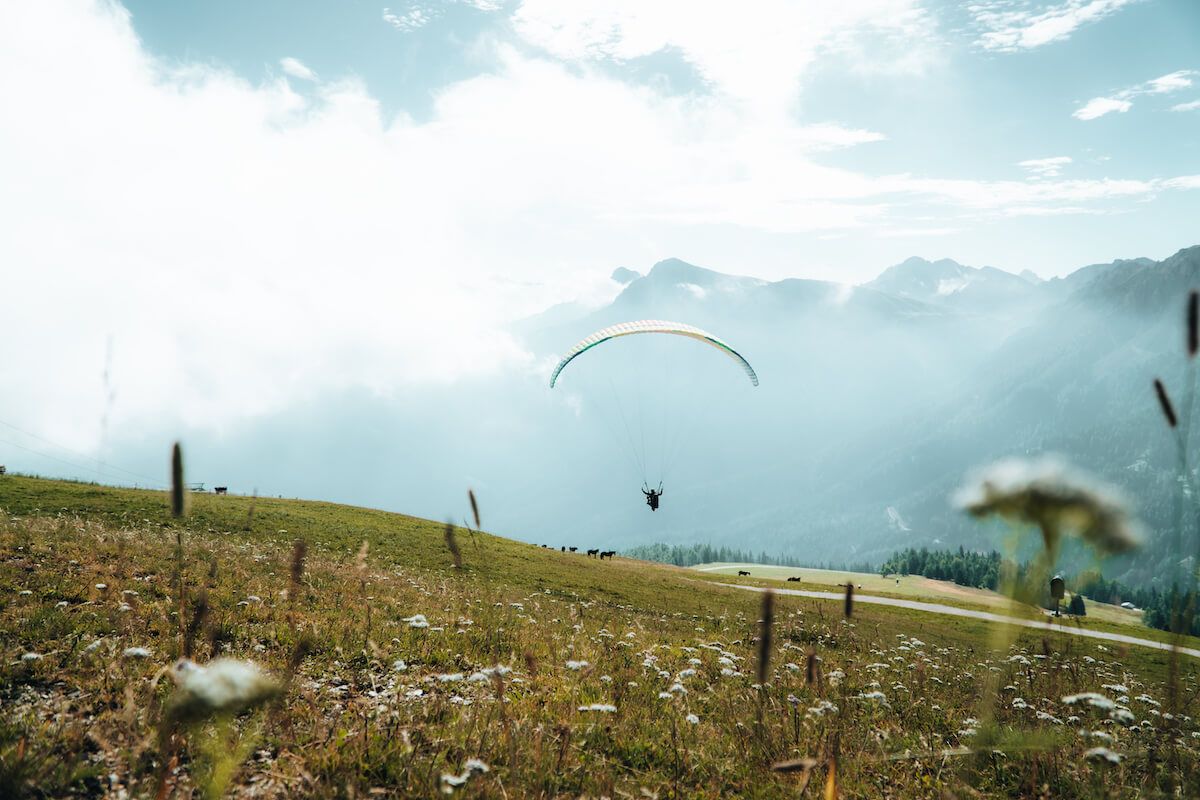 Kronfly Tandem-Gleitschirmflüge im Pustertal, Südtirol