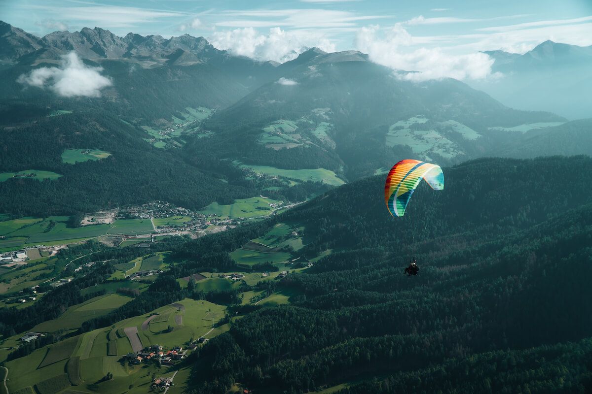 Kronfly Tandem-Gleitschirmflüge im Pustertal, Südtirol