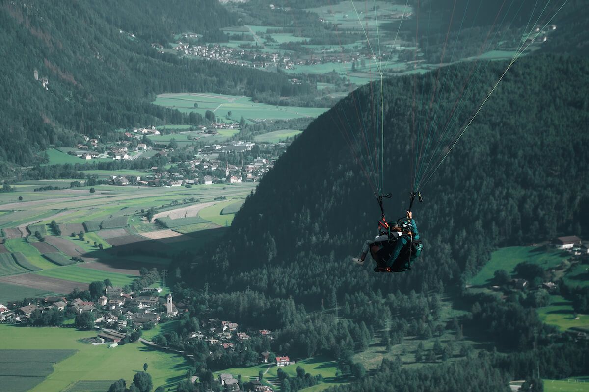 Kronfly Tandem-Gleitschirmflüge im Pustertal, Südtirol